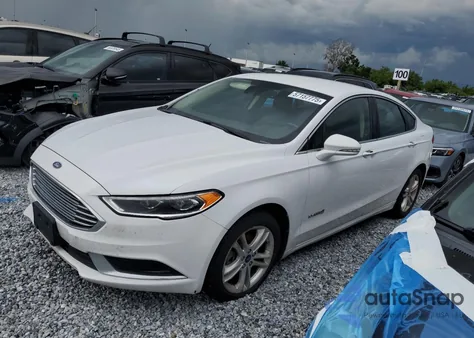 2018 Ford Fusion Se Hybrid из США, поврежденный, VIN 3FA6P0LU8JR163507